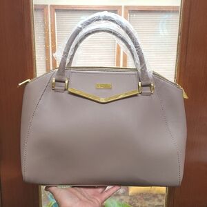 🆕️Joy & Iman Tan Leather Handbag Shoulder Bag Premium Durable Designer Purse